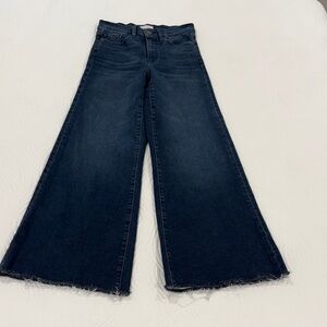 Frame Denim Deep Blue Flare Jeans